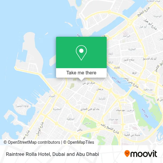 Raintree Rolla Hotel map