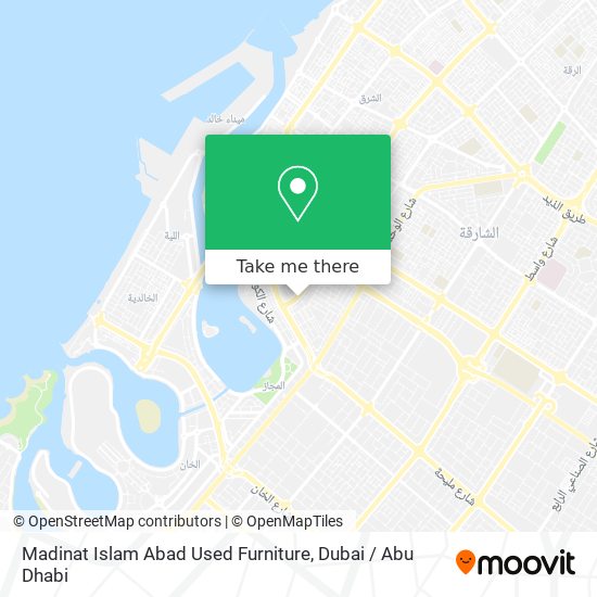 Madinat Islam Abad Used Furniture map