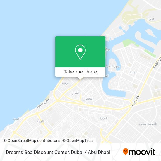 Dreams Sea Discount Center map