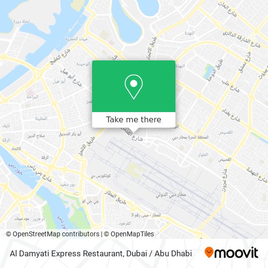 Al Damyati Express Restaurant map