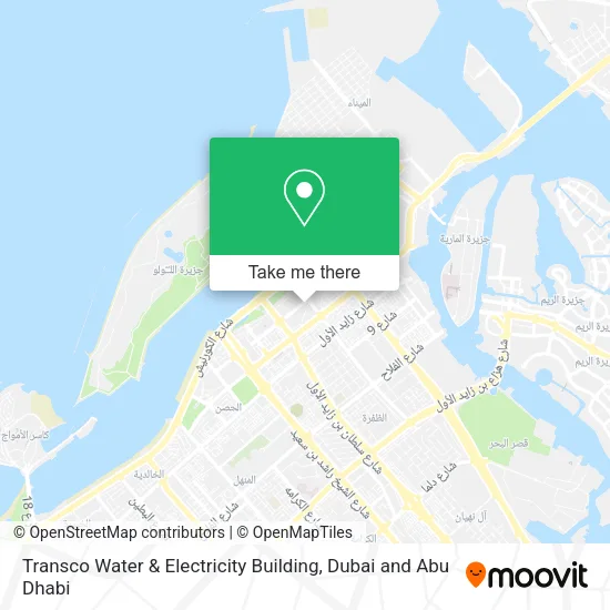 Transco Water & Electricity Building map