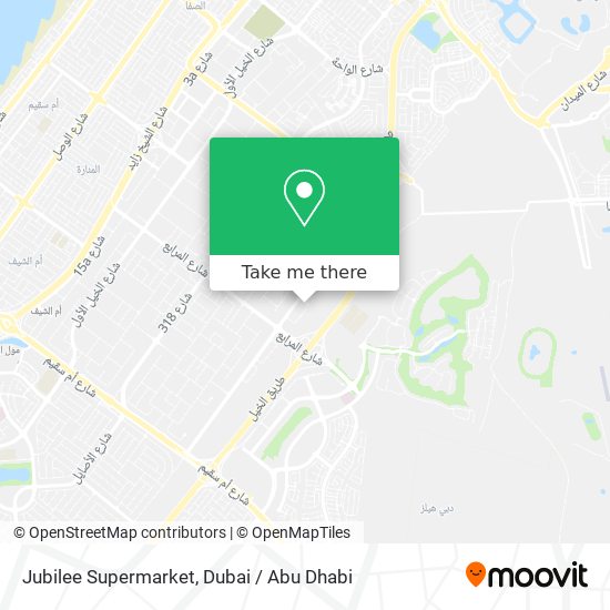 Jubilee Supermarket map