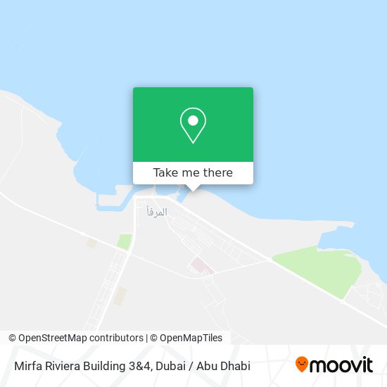 Mirfa Riviera Building 3&4 map