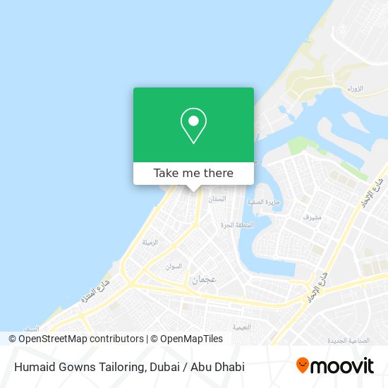 Humaid Gowns Tailoring map