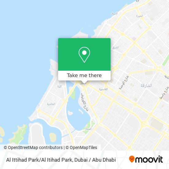 Al Ittihad Park/Al Itihad Park map