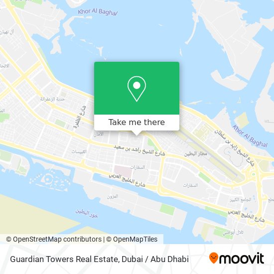 Guardian Towers Real Estate map