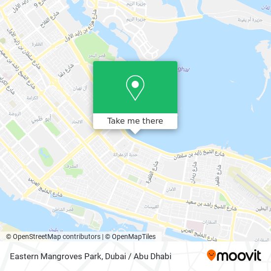 Eastern Mangroves Park map