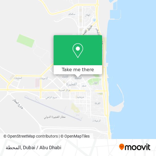 المحطة map