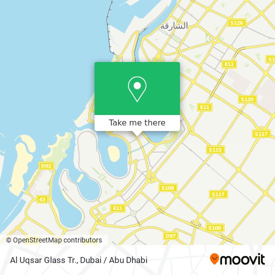 Al Uqsar Glass Tr. map