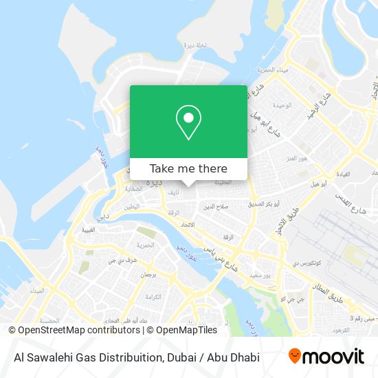 Al Sawalehi Gas Distribuition map