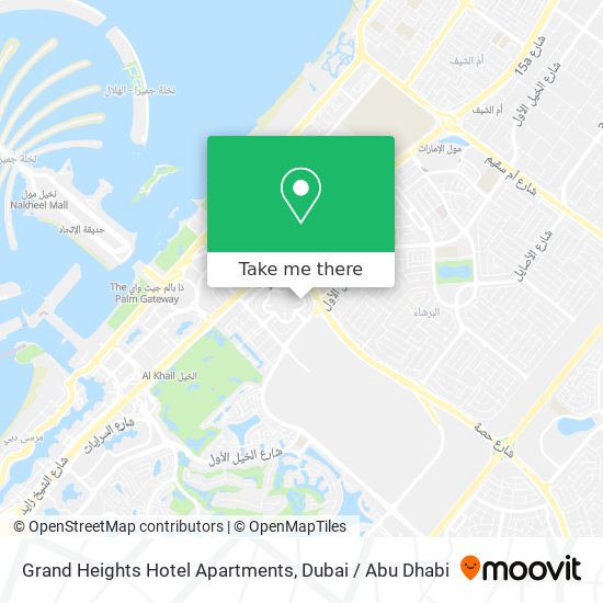 Grand Heights Hotel Apartments map