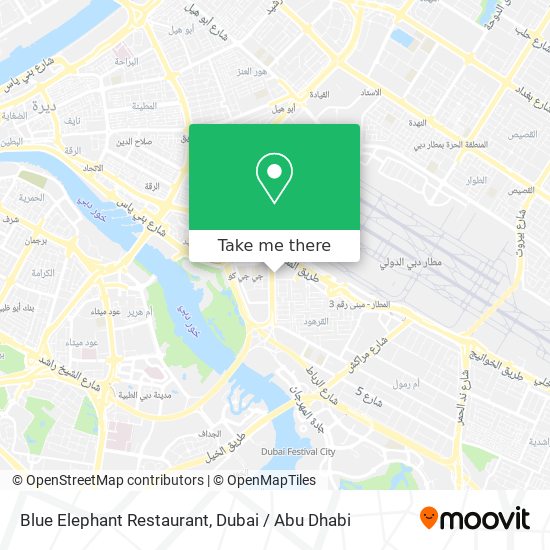 Blue Elephant Restaurant map