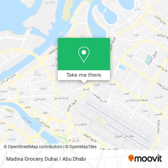 Madina Grocery map