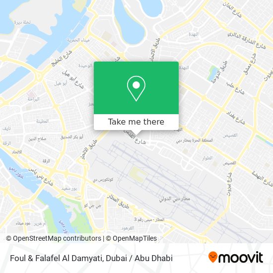 Foul & Falafel Al Damyati map