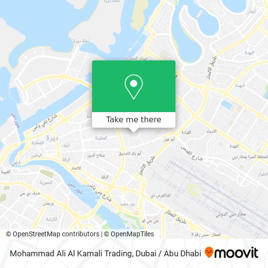 Mohammad Ali Al Kamali Trading map