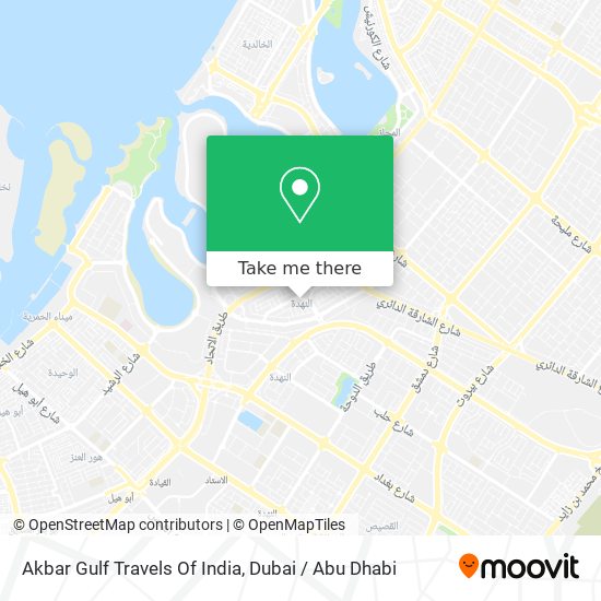 Akbar Gulf Travels Of India map