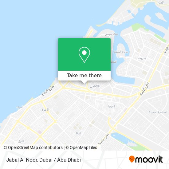 Jabal Al Noor map