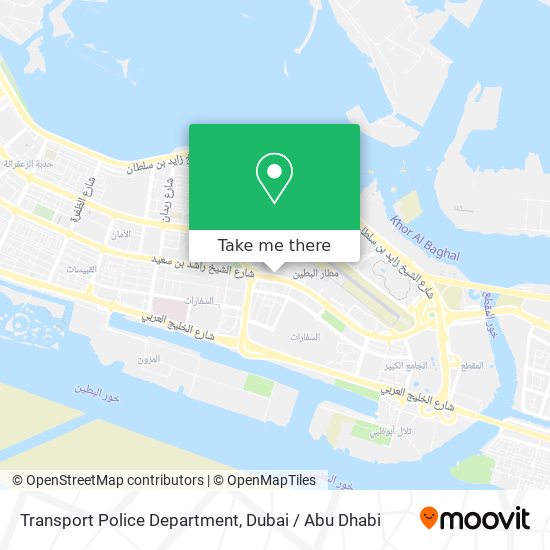 Transport Police Department map