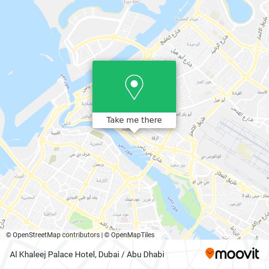 Al Khaleej Palace Hotel map