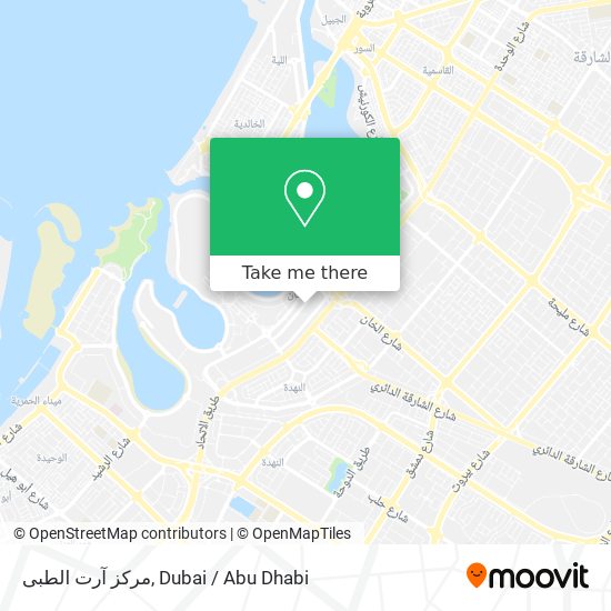 مرکز آرت الطبی map