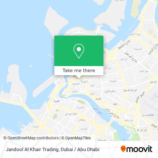 Jandool Al Khair Trading map