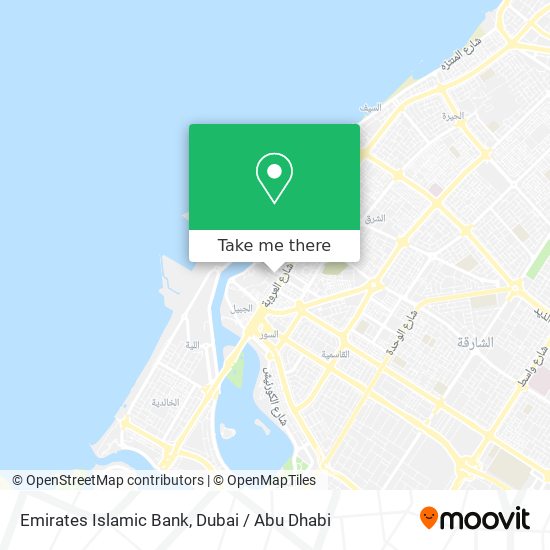 Emirates Islamic Bank map
