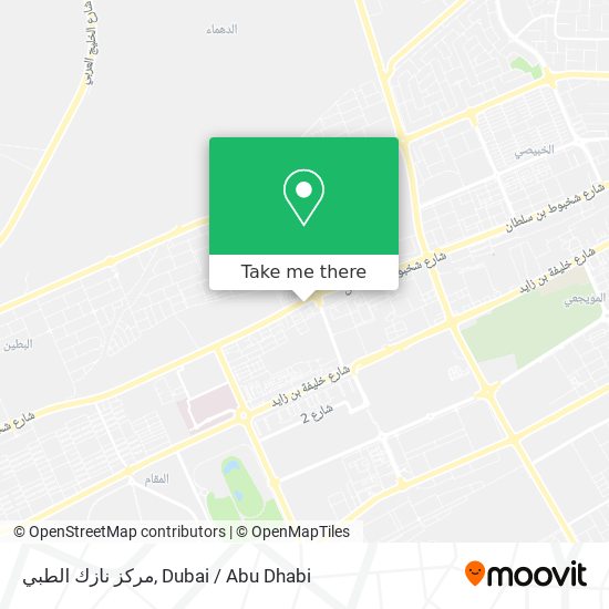 مركز نازك الطبي map