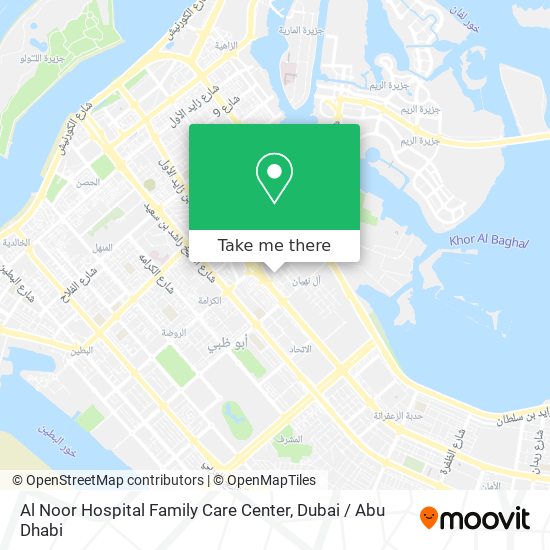 Al Noor Hospital Family Care Center map