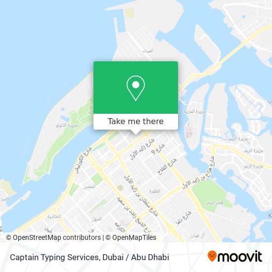 Captain Typing Services map