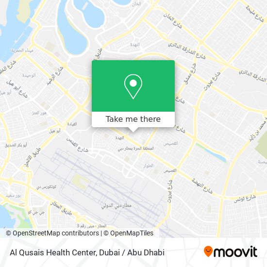 Al Qusais Health Center map