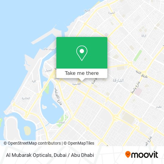 Al Mubarak Opticals map