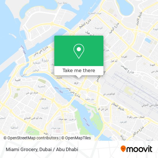 Miami Grocery map
