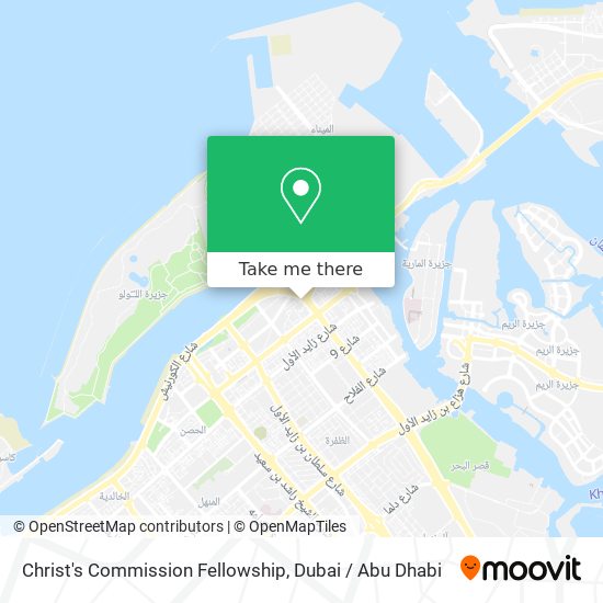 Christ's Commission Fellowship map