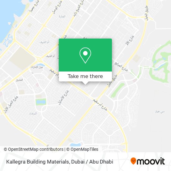 Kallegra Building Materials map