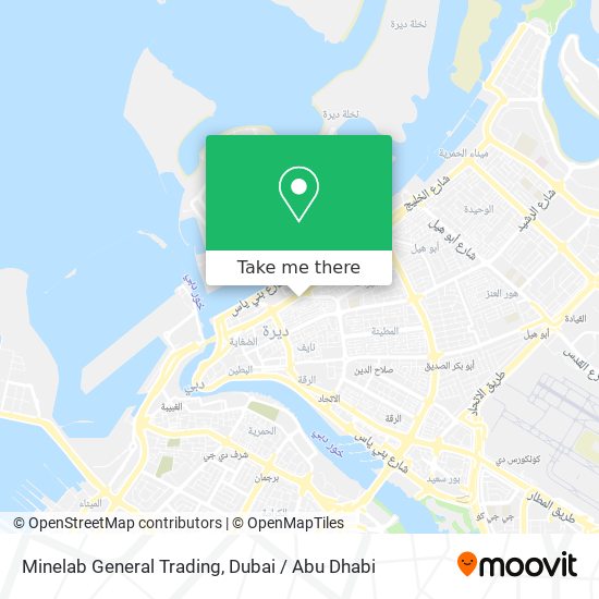 Minelab General Trading map