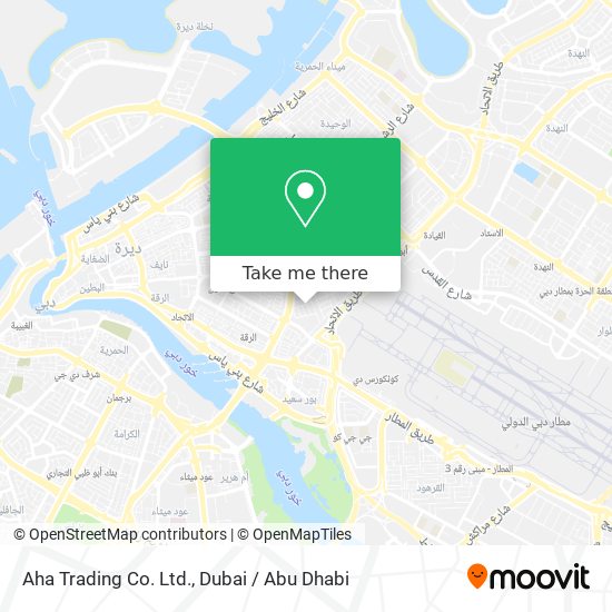 Aha Trading Co. Ltd. map