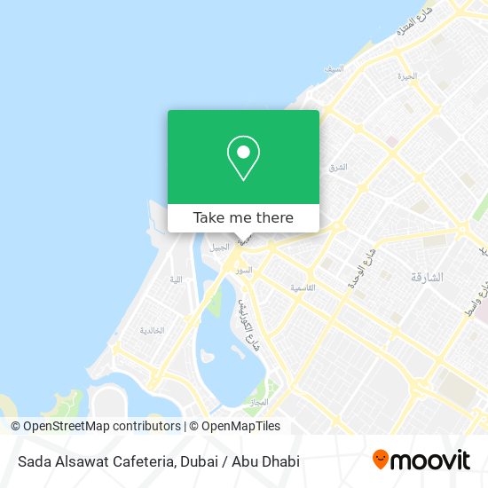 Sada Alsawat Cafeteria map