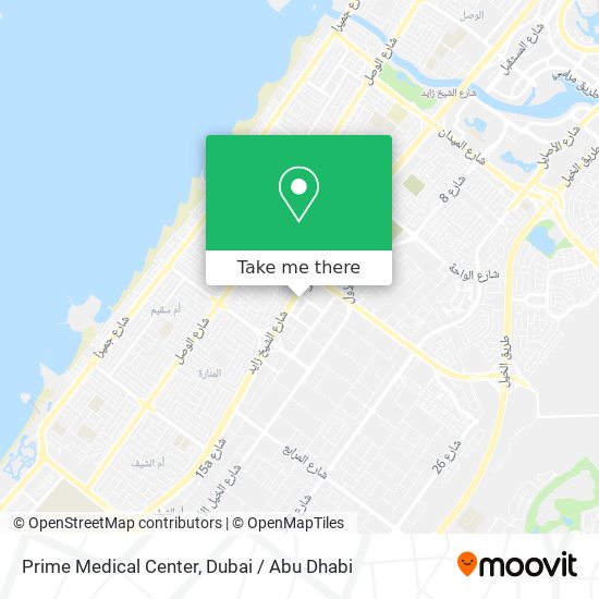 Prime Medical Center map