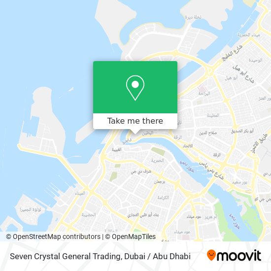 Seven Crystal General Trading map