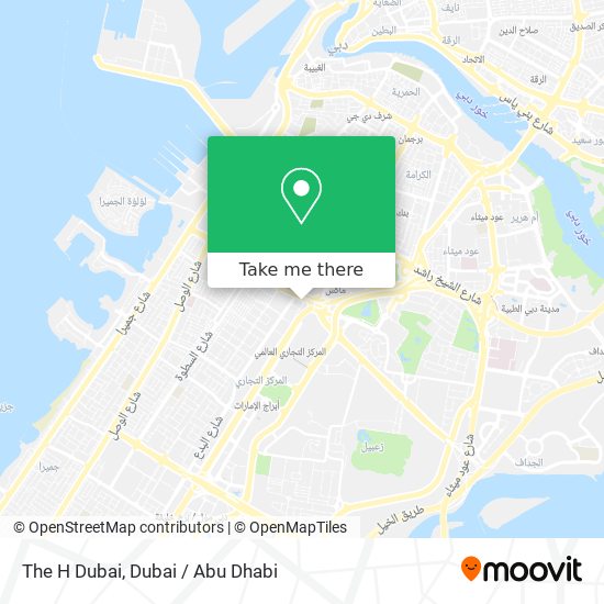 The H Dubai map