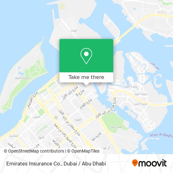 Emirates Insurance Co. map