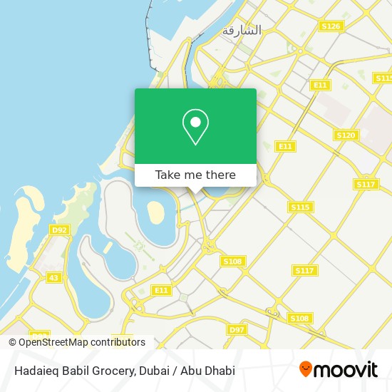 Hadaieq Babil Grocery map