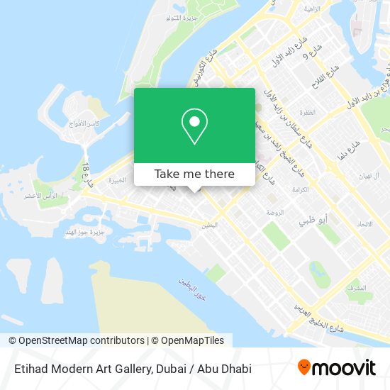 Etihad Modern Art Gallery map