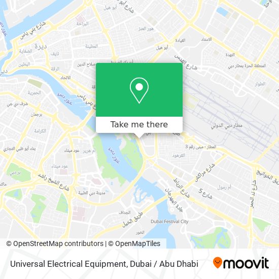 Universal Electrical Equipment map