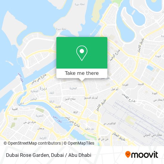 Dubai Rose Garden map