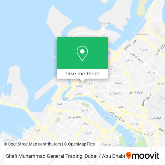 Shafi Muhammad General Trading map