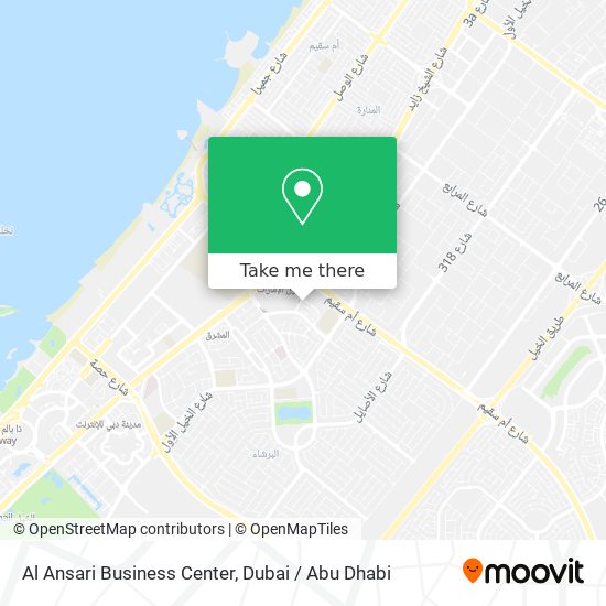 Al Ansari Business Center map