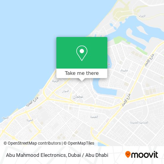 Abu Mahmood Electronics map