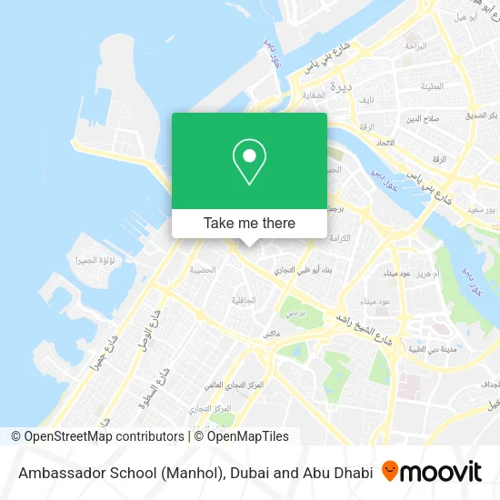 Ambassador School (Manhol) map