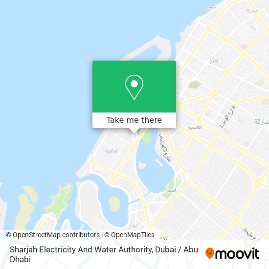 Sharjah Electricity And Water Authority map